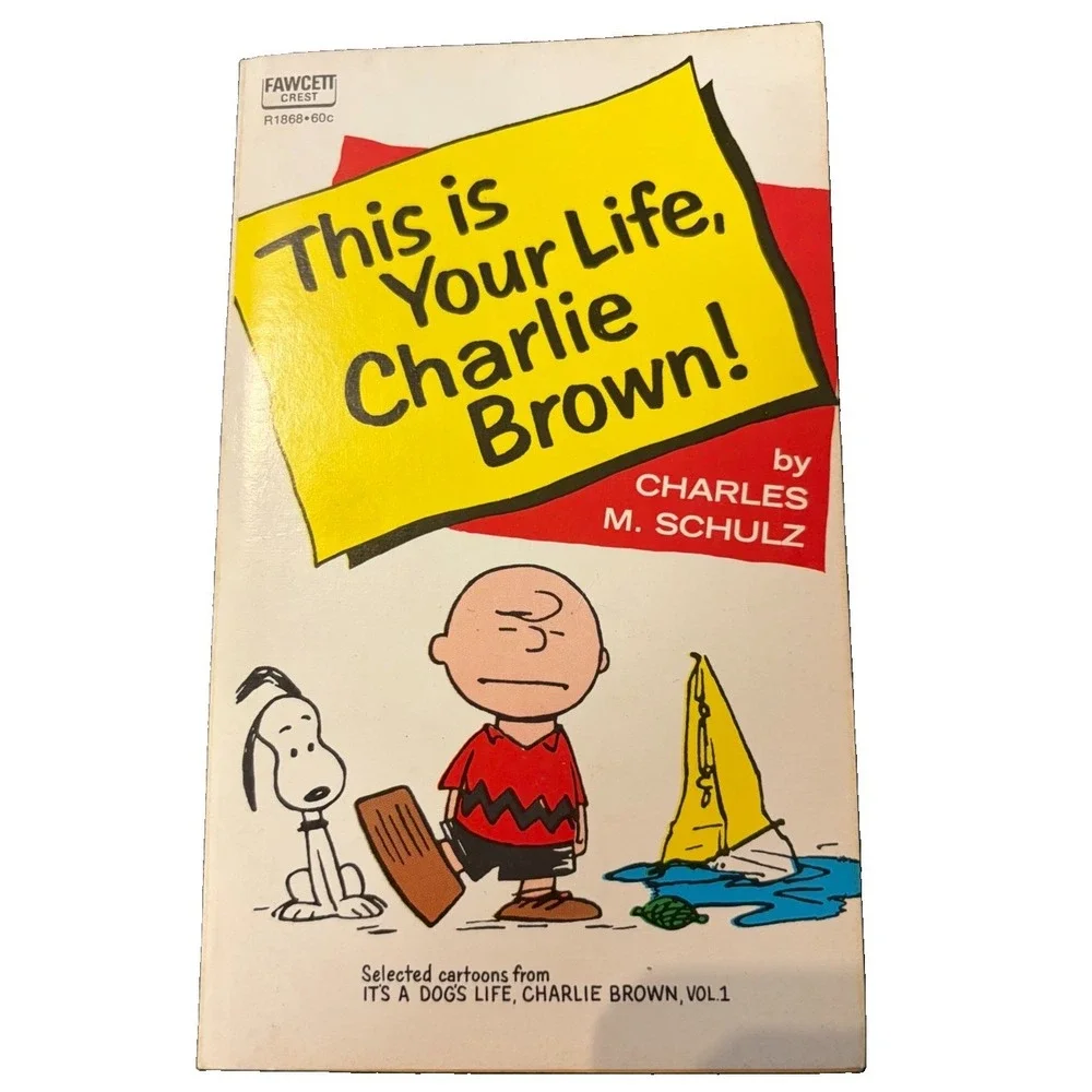Vintage Peanuts This Is Your Life Charlie Brown Charles Schulz Fawcett 60¢